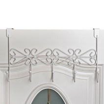 다담기 엔틱 도어훅 옷걸이 모자 바지 걸이, 1개, 하얀색