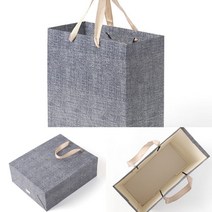 린넨 패턴 쇼핑백 10P세트(26X32CM) 포장용종이가방 소형종이쇼핑백 쇼핑백구입