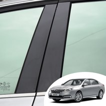 어른킹 뉴SM5 노바 BC필러 포스트 마스크 데칼 스티커 자동차 기둥 몰딩 포인트 컬러 시트지, 뉴SM5 노바 -유광블랙(필러포스트), 1개