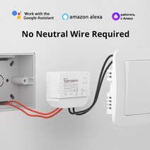 sonoff zbmini-l 중성선 필요 없음 zigbee 3.0 smart mini 2-way 스위치 alexa google home alice smartthings 작업, 8개