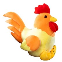 수탉 쿠션 인형쿠션 대형쿠션 수탉인형 닭 선물, 50cm, 줄무늬 닭