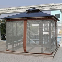 원두막 야외 정자 테이블 의자 세트 카페 꾸미기, 3x4m_테이블SET