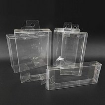 PVC 투명 사각 케이스 5호 벌크포장 선물포장 박스, 단일옵션