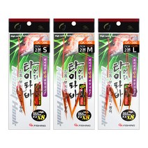 GK-386 타이라바 단차바늘 간장피 교체훅 훅세트, S