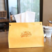 시둥마켓 +[시둥마켓]+_ 우드냅킨케이스 깔끔티슈커버 인테리어티슈홀더 휴지갑 귀여운티슈커버, 빈티지 인조가죽 레더 티슈커버 예쁜티슈커버, 핑크