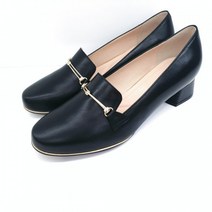 엘칸토 천연 소가죽 쿠션업 여성 발편한 베이직 로퍼 세미 정장 구두 블랙 NC이천점 LCWD31U04C