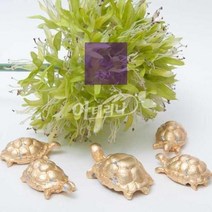 행운의열쇠 대사이즈24K 거북이 거북가족5P 순금 도금, 거북가족5P 대사이즈(24K 순금도금)