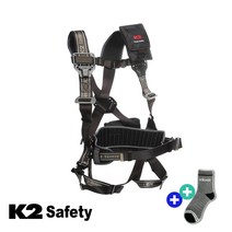 K2 케이투 안전벨트 전체식 엘라스틱 더블죔줄 KB-9201(Y) 브라운, 1개