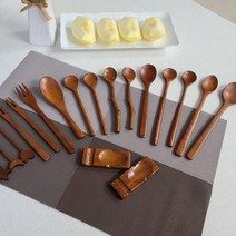 천연옻칠 우동스푼 1P
