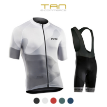 NW 자전거 쿨스판 반팔 져지 빕숏 상하세트