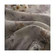 린넨 원피스 고대 스타일 천연 리넨 인쇄 패브릭 드레스 바지 여성