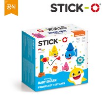 [짐보리] 스틱오_핑크퐁 아기상어 프렌즈 세트 (30P), 스틱오 아기상어 프렌즈 세트 30P, 혼합색상