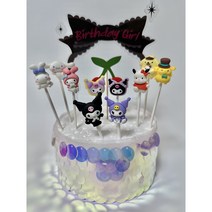 산리오 쿠로미 케이크 토퍼 시나모롤 미니 메리멜팅 도매 토퍼, 11