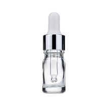 바른용기 투명 스포이드공병 유리 용기 [실버/화이트], 30개, 10ml