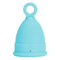 생리컵 월경 컵 실리콘 컵은 생리대를 대체 할 수 있습니다 문 컵 방지 컵 아름다움, l, 파란색
