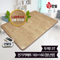 핫한일 LG하우시스 뉴청맥 전기장판 전기카페트 13T(183x160)_원난방, LG하우시스 13T(183x160)_원난방