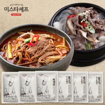 미스타셰프 육개장 600g x 3팩 +버섯뚝배기불고기 400g x 3팩, 단품
