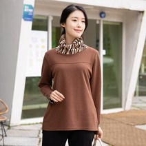 엄마옷 모슬린 스카프 겉기모 티셔츠 TP210033마담 미시옷 50대 중년여성의류 60대 엄마옷 빅사이즈 할머니옷 여성옷