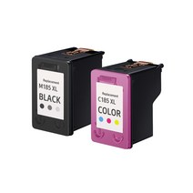 삼성 INK-M185 XL INK-C185 호환 대용량 프린터 비정품 잉크, 검정 컬러 SET, 1세트