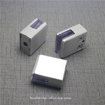 유리난간 강화유리난간 유리난간대 스텐 난간대 고정 유리 클램프 홀더 8-10mm 스테인레스 스틸 304 /201, 03 304- brushed