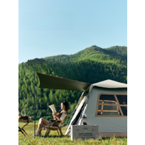 캠핑 3-4인용 원터치텐트 그늘막 감성 휴대용 자동차 방수 낚시, E