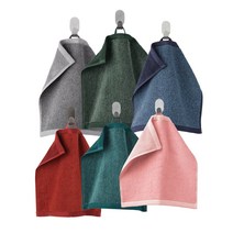 이케아 HIMLEAN 힘레온 핸드 타올 30x30cm 면100% 세면 수건, 다크그린