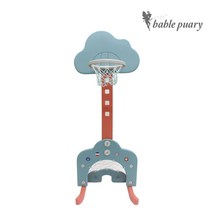 베이블퓨어리 3IN1 유아농구대 어린이놀이터 실내축구, 베이블퓨어리 유아농구대_오렌지&딥그린
