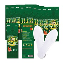 깔창 핫팩 10개세트 20매입 발열 깔창형 발바닥 발가락 발난로 발핫팩, 10개(20매입)