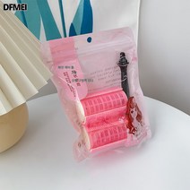 매직신기 자가 접착 고정 에어 앞머리 롤 슬로우 볼륨 앞머리 셋팅 클립 매직기 라지 사이즈, 더블레이어로즈레드작은2팩, 하나