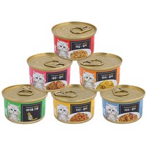 동동이네 고양이 캔 프리미엄 골드런치 캔 80g 6종 중 택1 부드러운 면역력 강화 고양이 통조림 습식캔, 1개, 치킨참치