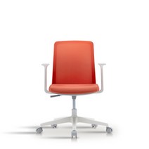 시디즈 T40 시리즈 T403F 화이트쉘 메쉬의자, 오렌지