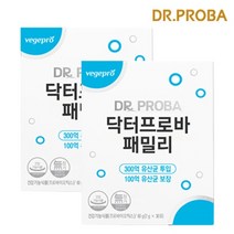 닥터프로바 패밀리 유산균 2박스 (2g x 30포 x 2개월분), 60g, 2세트
