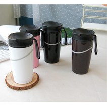 넘어지지 않는 텀블러 스텐물병 보온컵 아이스물통, 블랙