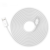 폰 XIAOMI 호환 카메라 모니터 12m 여분의 긴 마이크로 Usb 케이블 충전 휴대 전화 보조베터리, 하얀, 1m, 01 WHITE_01 1m