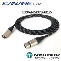 카나레 L-2T2S NC3FXX-NC3MXX 마이크케이블 마이크선 XLR 익스펜더쉴드, 50CM