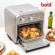 보랄 10L 스텐 에어프라이어 오븐 BR-2400MAF 미니 오븐형 겉바속촉 튀김기 구운계란기계 튀김요리 에어플라이어 에어후라이어 자취생 요리 홈쿡
