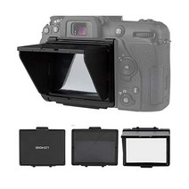 PUSOKEI 니콘 카메라 선쉐이드 LCD 모니터 화면 접이식 후드 보호 커버 D7500
