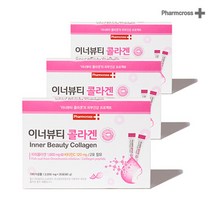 메타믹스 팜크로스 이너뷰티 콜라겐 3박스 (6주분) 1일2포/ 고함량 저분자피쉬콜라겐 어류콜라겐, 선택완료, 단품없음