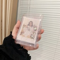포토북제작 포카바인더 띠부씰 셀프 포토북 콜렉트 네일 미니 스티커 보관함 슬롯 전시회, 1pc 레이저 b