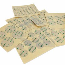 3M 9495LE PET 초강력 투명 폼 양면테이프 원형 각양면테이프 양, 공성물산 35mm 9개입