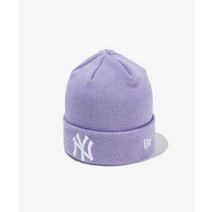 NEW ERA 뉴에라 MLB 리그 베이직 커프 뉴욕 양키스 비니 라이트 퍼플 KNIT LEAGUE BASIC CUFF NEYYAN L PUR