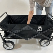 원터치 접이식 캠핑웨건 다용도 웨건 감성 캠핑용 캐리어 카트 왜건 5종, 밀리터리 카키, 1개
