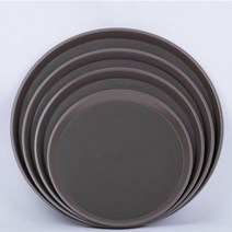 논슬립 쟁반 카페 트레이 원형 쟁반 PC 쟁반 35.5cm, 단품, 본상품선택