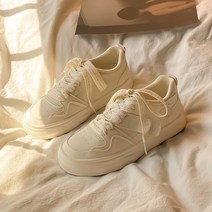 나루니 여성운동화 빈티지 레트로 뮤트톤 캐주얼 봄 가을 2.5cm