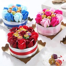 {에이스}츄파춥스 미니케익 발렌타인 화이트 데이 사탕 선물, 츄파춥스미니케익 레드