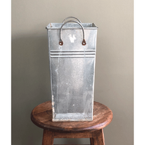 빈티지 직사각 양철통 29 x 25 x 36cm