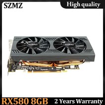 szmz amd radeon rx 580 8gb 비디오 카드 rx580 256bit 그래픽 카드 마이닝 gpu non gtx 960 1050 ti rtx 2060 placa use, rx580 8기가바이트