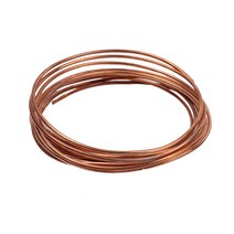 이동식랩핑기 자동랩핑기 반자동 수동 절단Diy 베어 순수 구리 와이어 케이블 T2 권선 코일 10M 0.1mm, 0.1mm 10미터