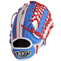 [뉴화이트] 제트 외야 야구글러브 BPGK-1897L 청백+적끈 좌투, 좌투 (오른손착용)