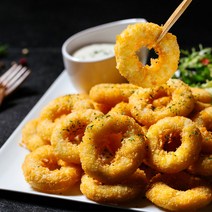 오징어링 1kg(45~50개입) 통살 오징어링 튀김 1kg 빵가루코팅, 1개, 1kg